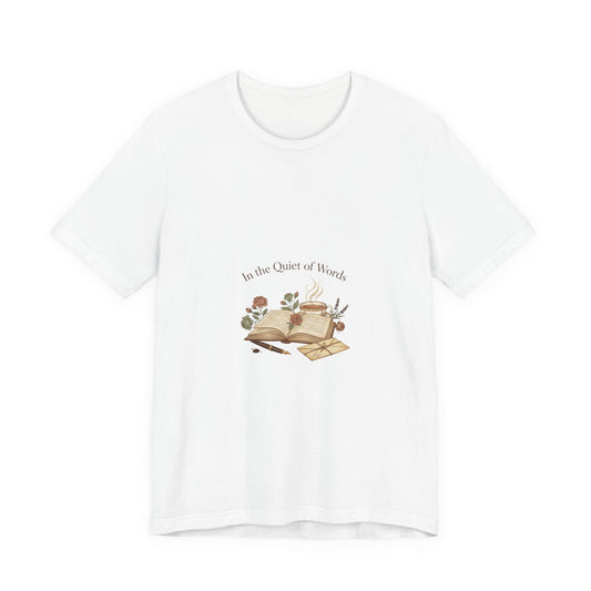 In the Quiet of Words T-Shirt | Poetcore Literary Shirt, Dark Academia